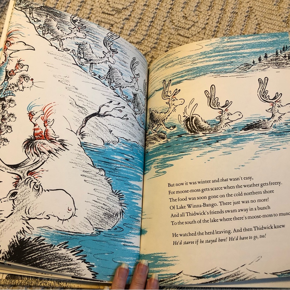 Vintage 1948 Thidwick the Big-Hearted Moose by Dr.Seuss hardcover book - Picture 9 of 9